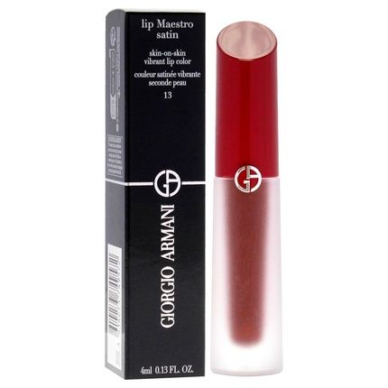 Lip Maestro Satin Long-Lasting Lipstick 13 Gala Night By Giorgio Armani For Women 0.13 Oz - Image 3