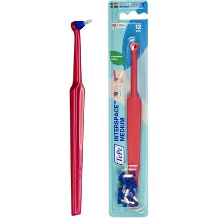 Tepe Interspace Medium Brush With 12 Heads For Precision Cleaning