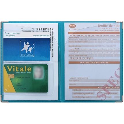 Color Pop Health Case Made In France For Prescriptions And Vital Cards