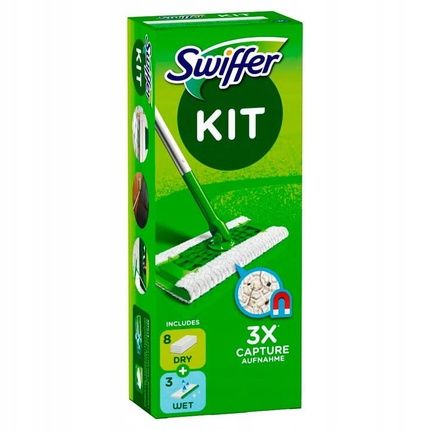 Procter & Gamble Swiffer Mop Starter Set 8 Dry 3 Wet