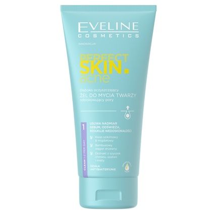 Eveline Perfect Skin Acne Deep Cleansing Gel For Face 150Ml