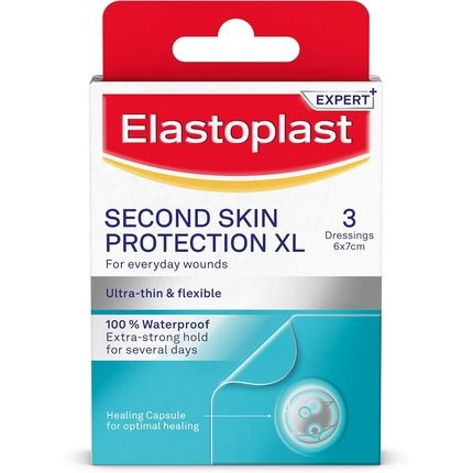 Elastoplast Second Skin Protection Faster Healing Xl Dressings - Pack Of 3
