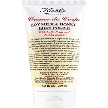 Kiehl'S Creme De Corps Milk Honey Body Polish Exfoliating 200Ml