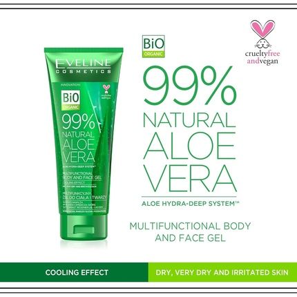 Eveline Cosmetics Natural Aloe Vera Multifunctional Gel For Face