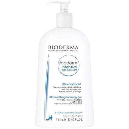 Bioderma Atoderm Intensive Foaming Gel 1000Ml Moisturizing Shower Gel