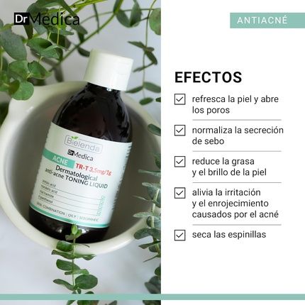 Bielenda Dr Medica Acne Dermatological Anti-Acne Face Neck Back Toner
