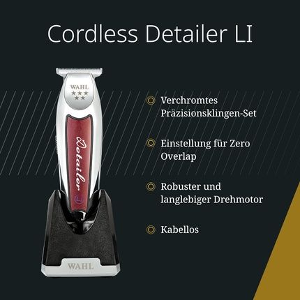 Wahl Cordless Detailer Li Hair Trimmer - Powerful Trimmer
