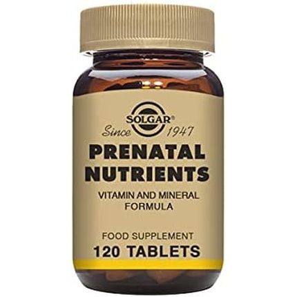 Solgar Prenatal Nutrients Tablets 120 Count