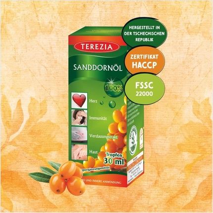 قطرات زيت نبق البحر 100% 30 مل - مناعة الجلد للاستخدام الداخلي والخارجي