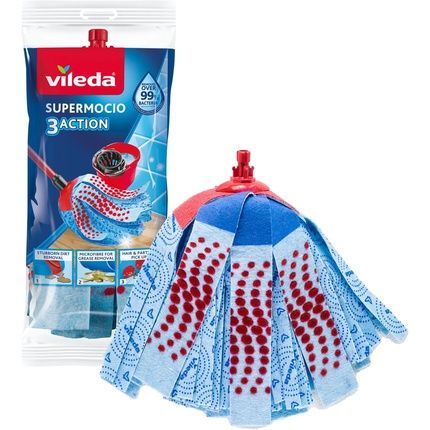 Vileda Supermocio 3 Action Mop Replacement Head
