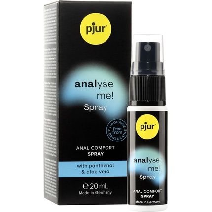 Pjur Analyse Me! Spray For Comfortable Anal Sex With Panthenol & Aloe