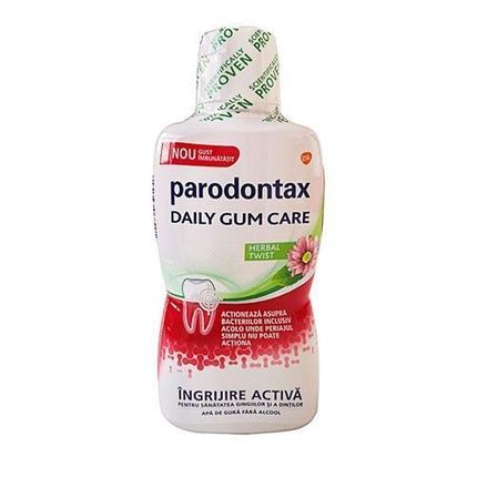 Parodontax Herbal Twist Mouthwash Fresh Taste Daily Gum Care 500Ml