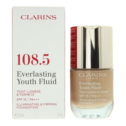 Clarins Everlasting Youth Fluid 1085 Cashew Foundation 30Ml For Women