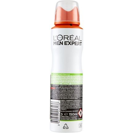 L`Oreal Paris Men Expert Shirt Protect Deodorant Spray 150Ml - Image 3