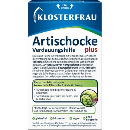 Klosterfrau Artichoke Digestive Aid Plus 30 Tablets