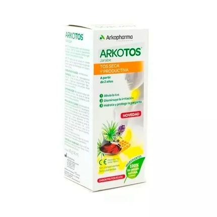 Arkopharma Arkotos Dry Productive Cough Syrup 182Ml