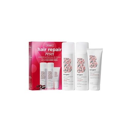 Briogeo Don'T Despair Repair Hair Repair Reset Minis Kit For Dry Damaged Hair