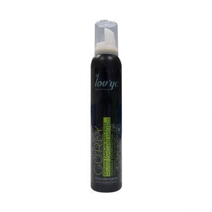 Lovyc Curly Hair Foam Antifrizz Vegan Formula Strong Hold 200Ml