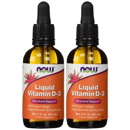 Now Foods Vitamin D3 Health Supplement 400Iu 59Ml