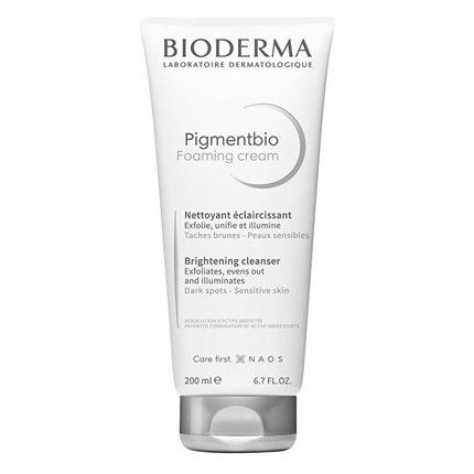 Bioderma Pigmentbio Foaming Cream 200Ml Exfoliating Cleansing Cream For Dark Spots