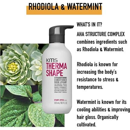 Kms Thermashape Straightening Conditioner For Medium To Thick Coarse Hair 300Ml - Image 3