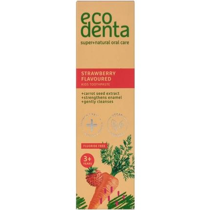 Ecodenta Kids Toothpaste Wild Strawberry Flavored Children'S Toothpaste 75Ml