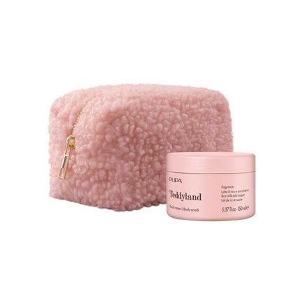 Pupa Milano Body Scrub With Bag Rice Milk And Sugar Teddyland - 150 Ml