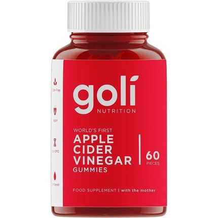 Goli Nutrition World'S First Apple Cider Vinegar Gummies 60 Count