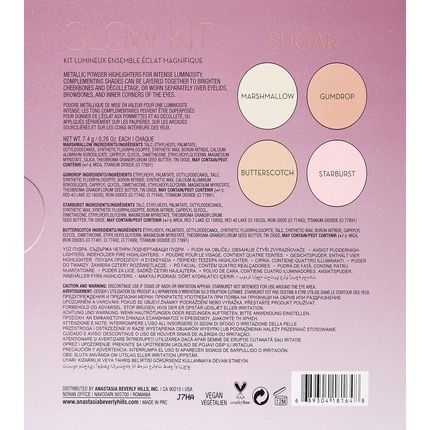 Anastasia Beverly Hills Sugar Glow Kit Highlighting Palette 7.4G - Image 3
