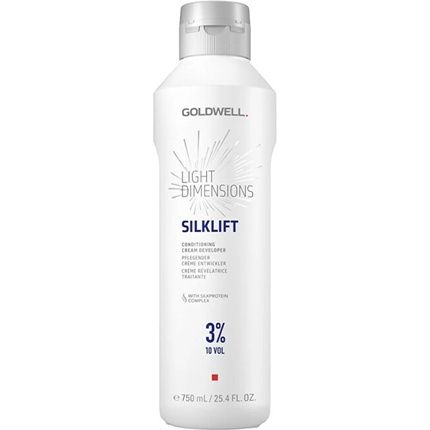 Goldwell Cream Peroxide For Gentle Hair Lightening Light Dimensions Silklift 3 Conditioning Cream Developer 750 Ml