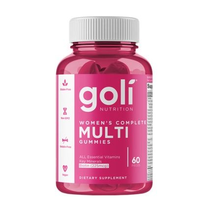 Goli Nutrition Complete Multi For Women 60 Gummies