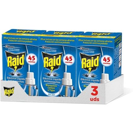 Raid Electric Diffuser Anti Mosquitoes And Tiger Replacement  45 Nights