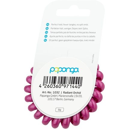 Original Papanga(R) Spiral Hairbands, Classic Edition, Size: Big, Colour: Radiant