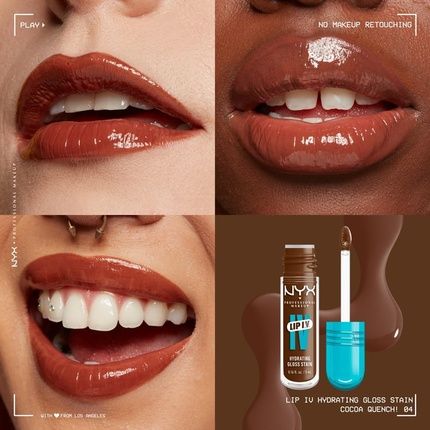 Nyx Professional Makeup Lip Iv Hydrating Gloss Stain - Up To 12Hr