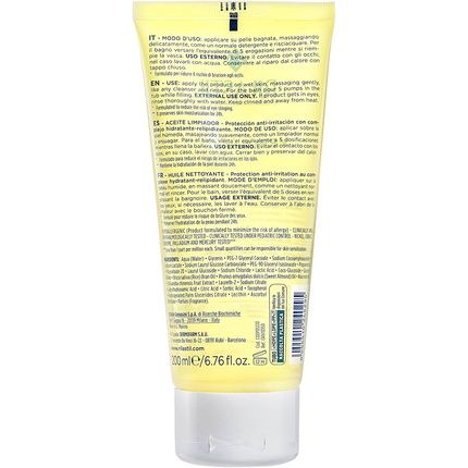 Rilastil Xerolact Baby Face And Body Cleansing Oil Moisturizing Relipiding Dry Hair Irritated And Atopical Fashion 200Ml