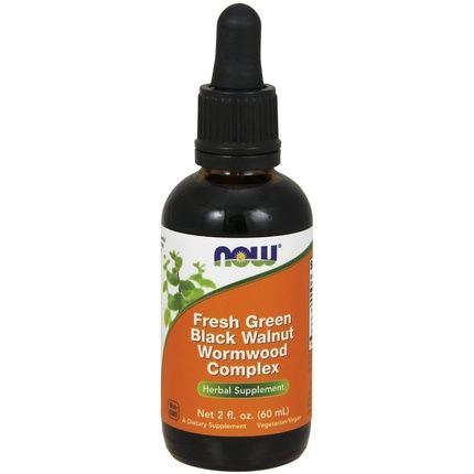Now Foods Fresh Green Black Walnut Wormwood Complex 2Oz
