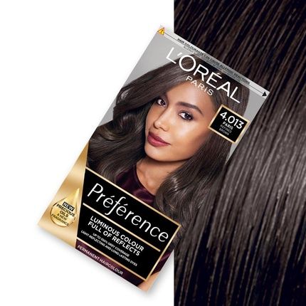 L'Oreal Paris Preference 4.013 Paris Refined Brown 4.01 Natural Dark Brown Hair Dye - Image 3