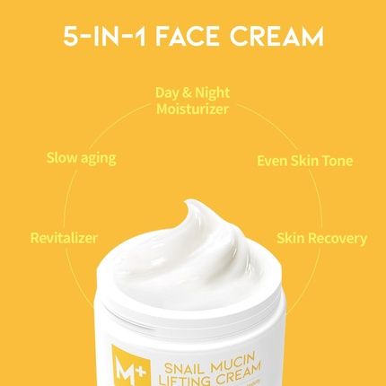Snail Mucin Moisturizer Cream For Face - Lifting & Deep Hydrating Cream - Image 3