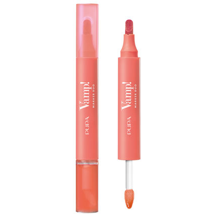 Pupa Vamp Marker Duo Lip Tint Oil Gloss N08