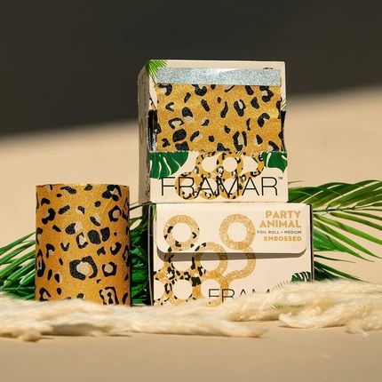 Framar Leopard Embossed Roll Hair Foil For Highlighting 320F - Image 3