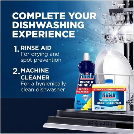 Finish Dishwashing Rinse Aid Liquid Shine And Protect 800Ml