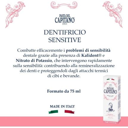 Pasta Del Capitano Sensitive Toothpaste 75Ml