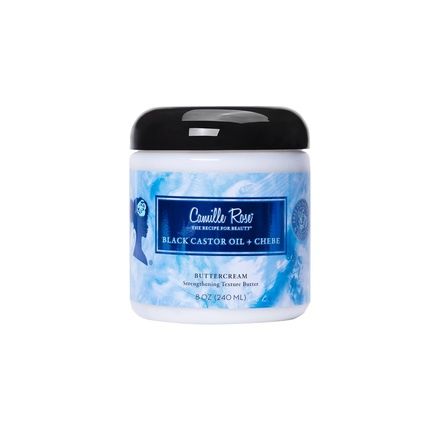 Camille Rose Black Castor Oil & Chebe Buttercream Strengthening And Styling Butter For Thick Textured Hair 8 Oz