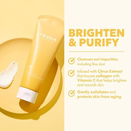 Frudia Citrus Brightening Micro Cleansing Foam 145Ml