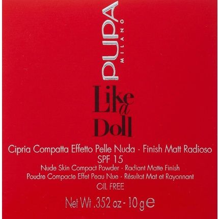 Pupa Milano Like A Doll Compact Powder 10G Sublime Nude