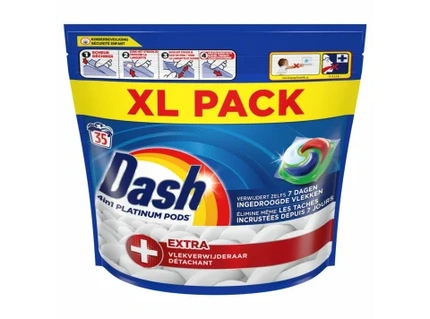 Dash Dash 4In1 Platinum Pods 35 Pods Of 233 Grams Extra Stain Remover