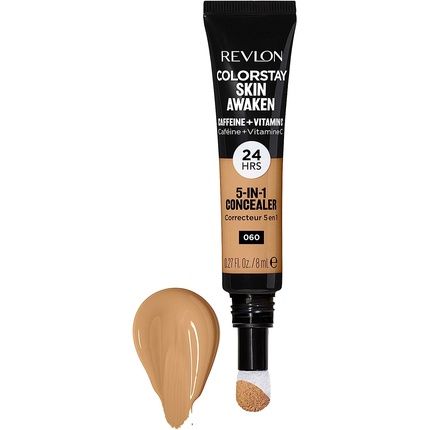 Revlon Colorstay Skin Awaken 5-In-1 Concealer 24Hr Wear Medium Unisex 060 8Ml - Image 3