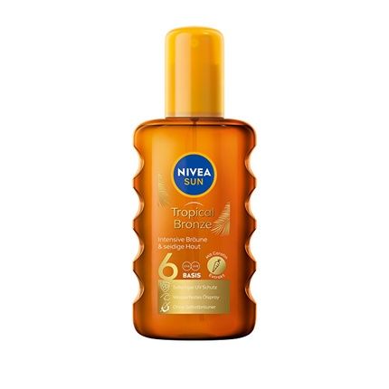 Nivea Sun Of6 Suntan Oil Spray 200 Ml Spf6