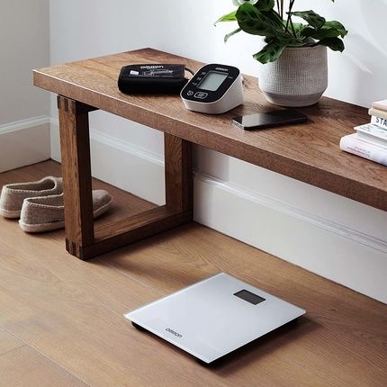 Omron Hn300T2 Intelli It Smart Bathroom Scales For Body Weight With Bluetooth Compatibility Grey