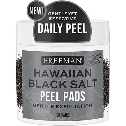 Hawaiian Black Salt Peel Pads Gentle Exfoliation